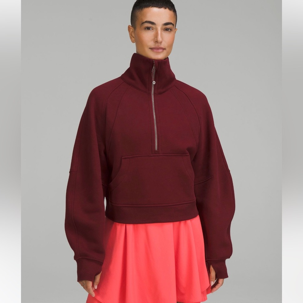 Lululemon Scuba 1/2 Zip with Hood
